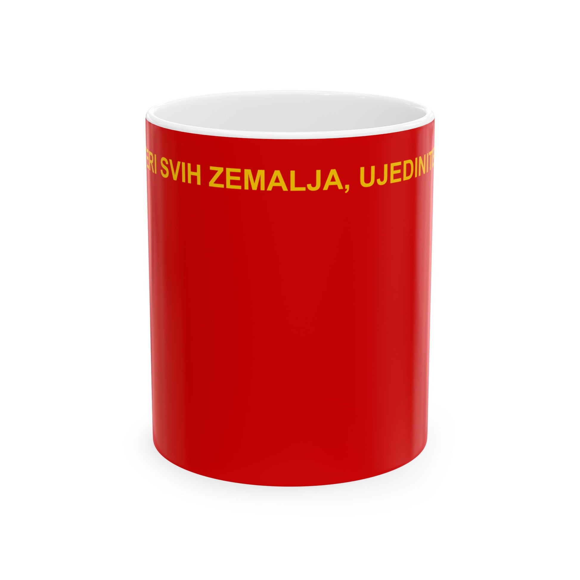 League of Communists of Croatia Flag (Croatia) White Coffee Mug-11oz-Go Mug Yourself