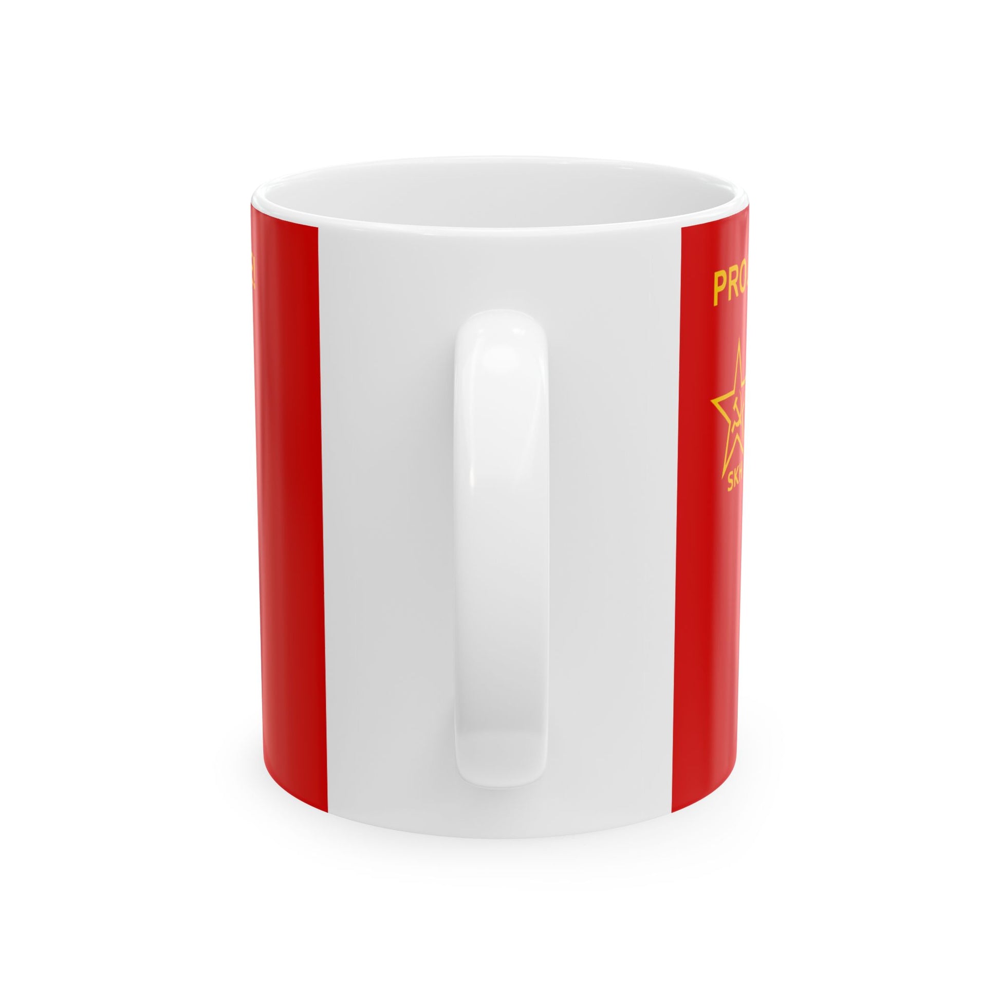 League of Communists of Croatia Flag (Croatia) White Coffee Mug-Go Mug Yourself