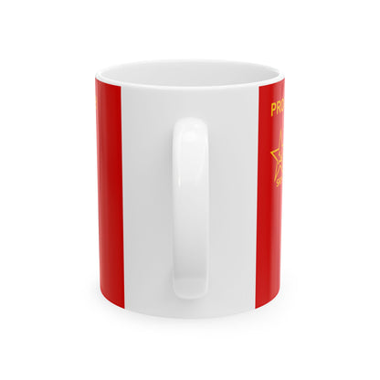 League of Communists of Croatia Flag (Croatia) White Coffee Mug-Go Mug Yourself