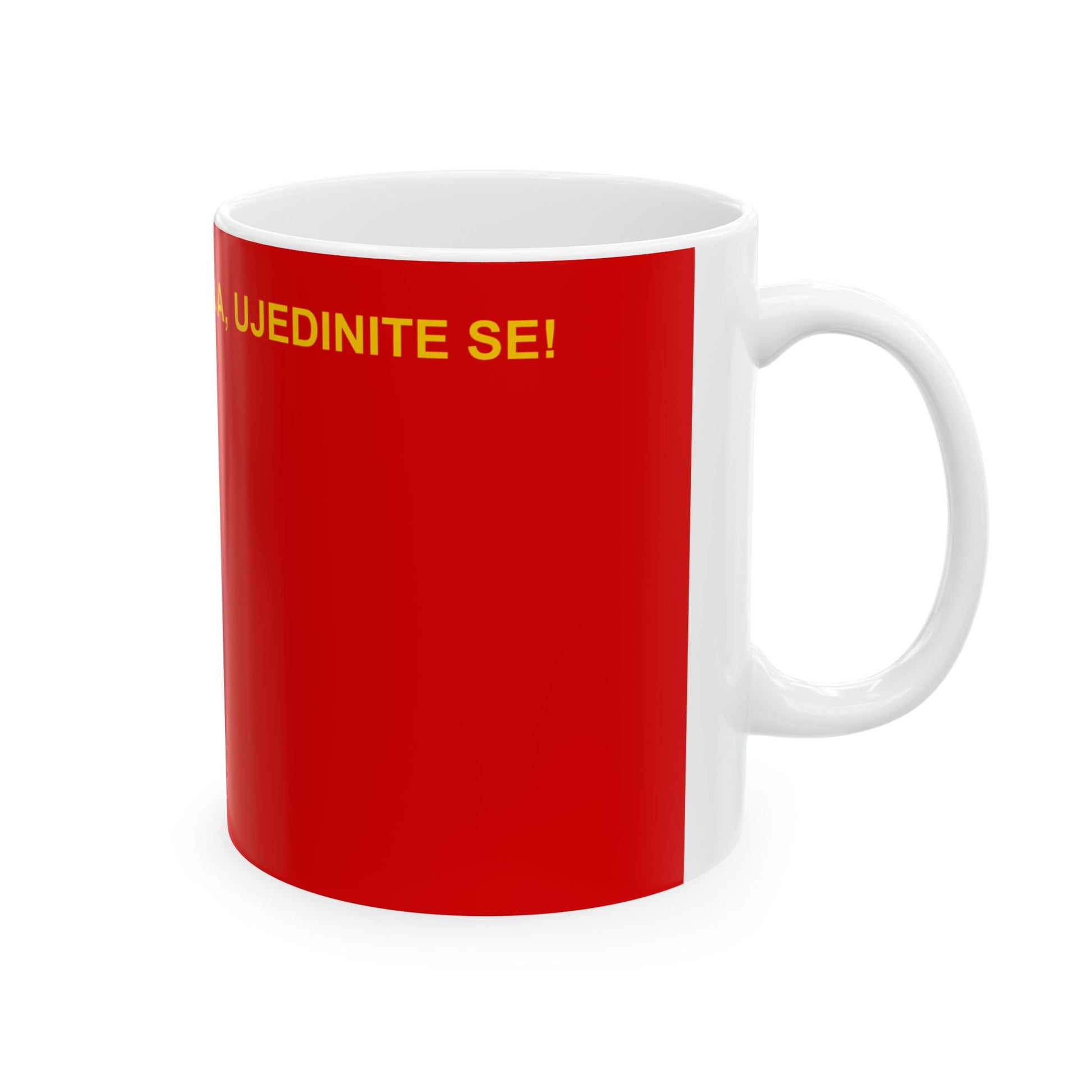 League of Communists of Croatia Flag (Croatia) White Coffee Mug-Go Mug Yourself