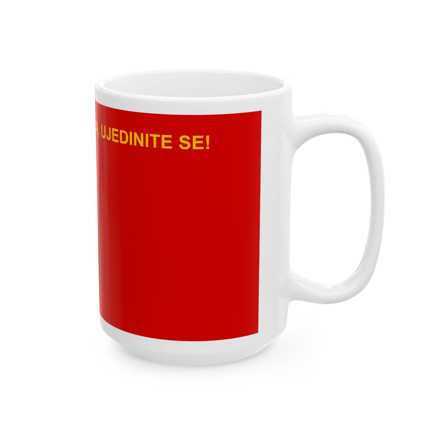League of Communists of Croatia Flag (Croatia) White Coffee Mug-Go Mug Yourself
