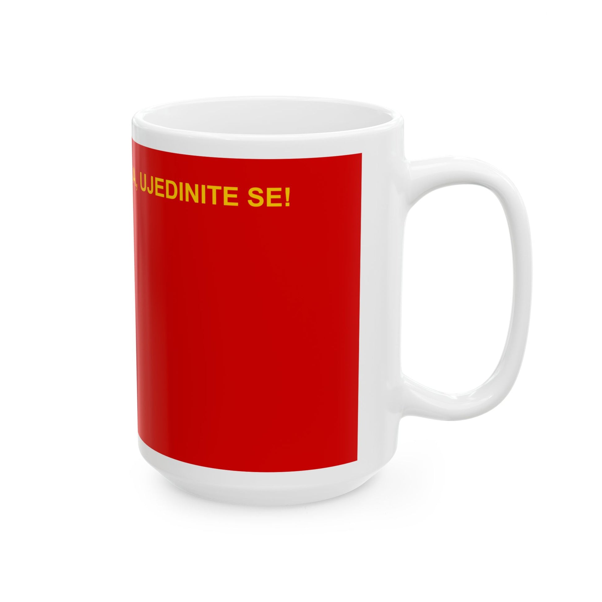 League of Communists of Croatia Flag (Croatia) White Coffee Mug-Go Mug Yourself