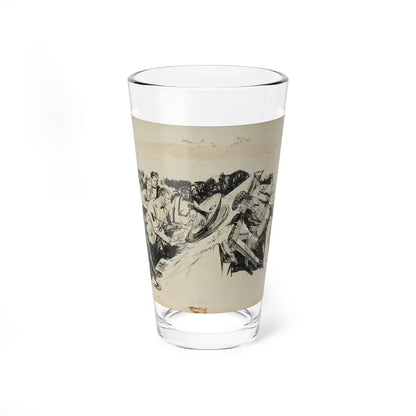 Lealand R. Gustavson Illustration - Pint Glass 16oz 16oz - Go Mug Yourself