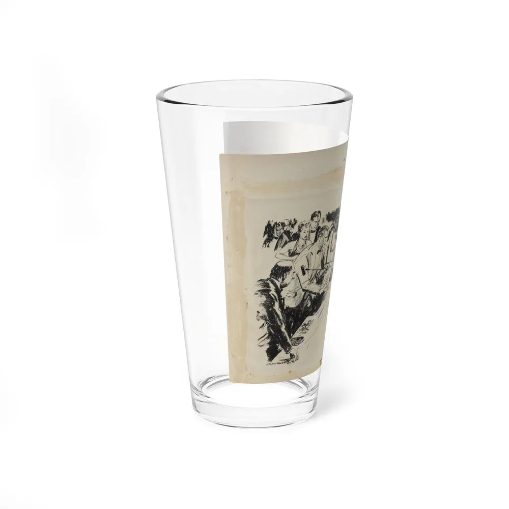 Lealand R. Gustavson Illustration - Pint Glass 16oz-Go Mug Yourself