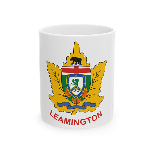 Leamington Ontario Flag (Canada) White Coffee Mug-11oz-Go Mug Yourself