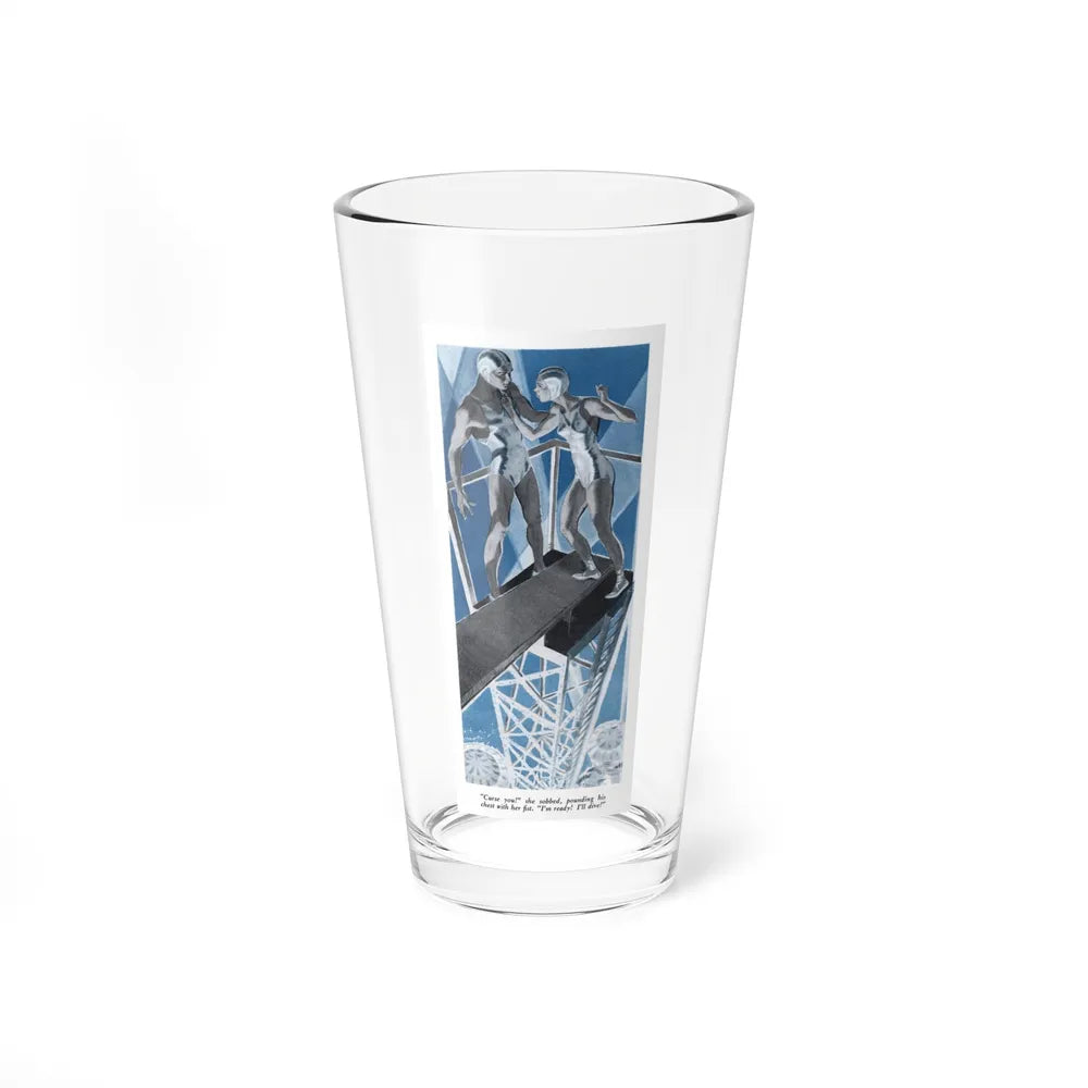 Leap for Life (2), The American Magazine, June 1936 - Pint Glass 16oz-16oz-Go Mug Yourself