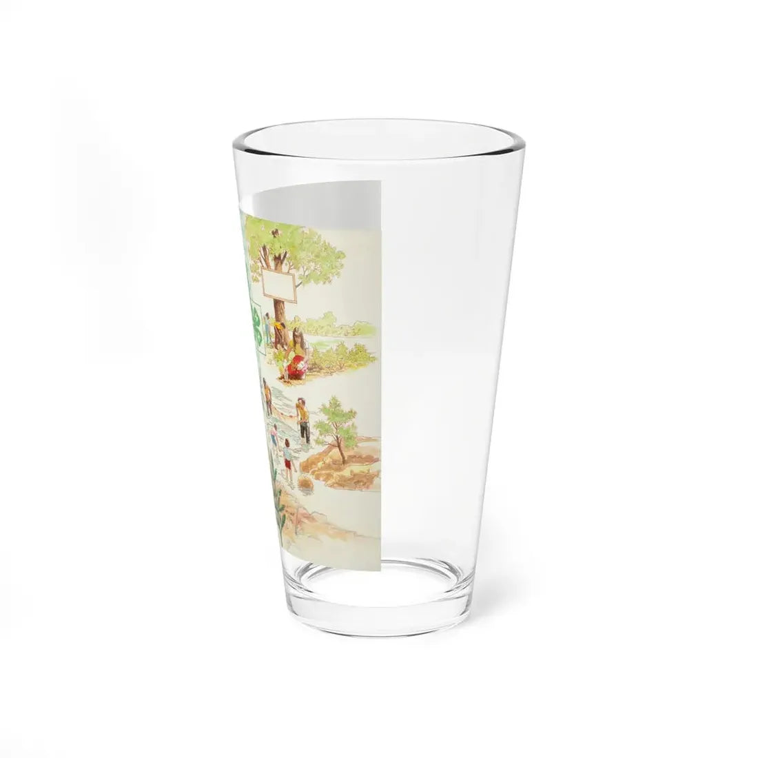 Learning About Our Environment - Pint Glass 16oz - Go Mug Yourself