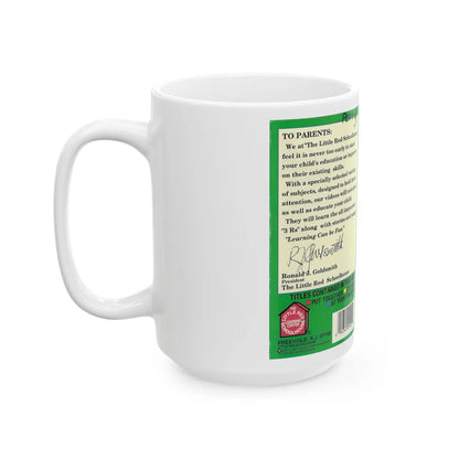 LEARNING ADDITION (VHS COVER) - White Coffee Mug-Go Mug Yourself