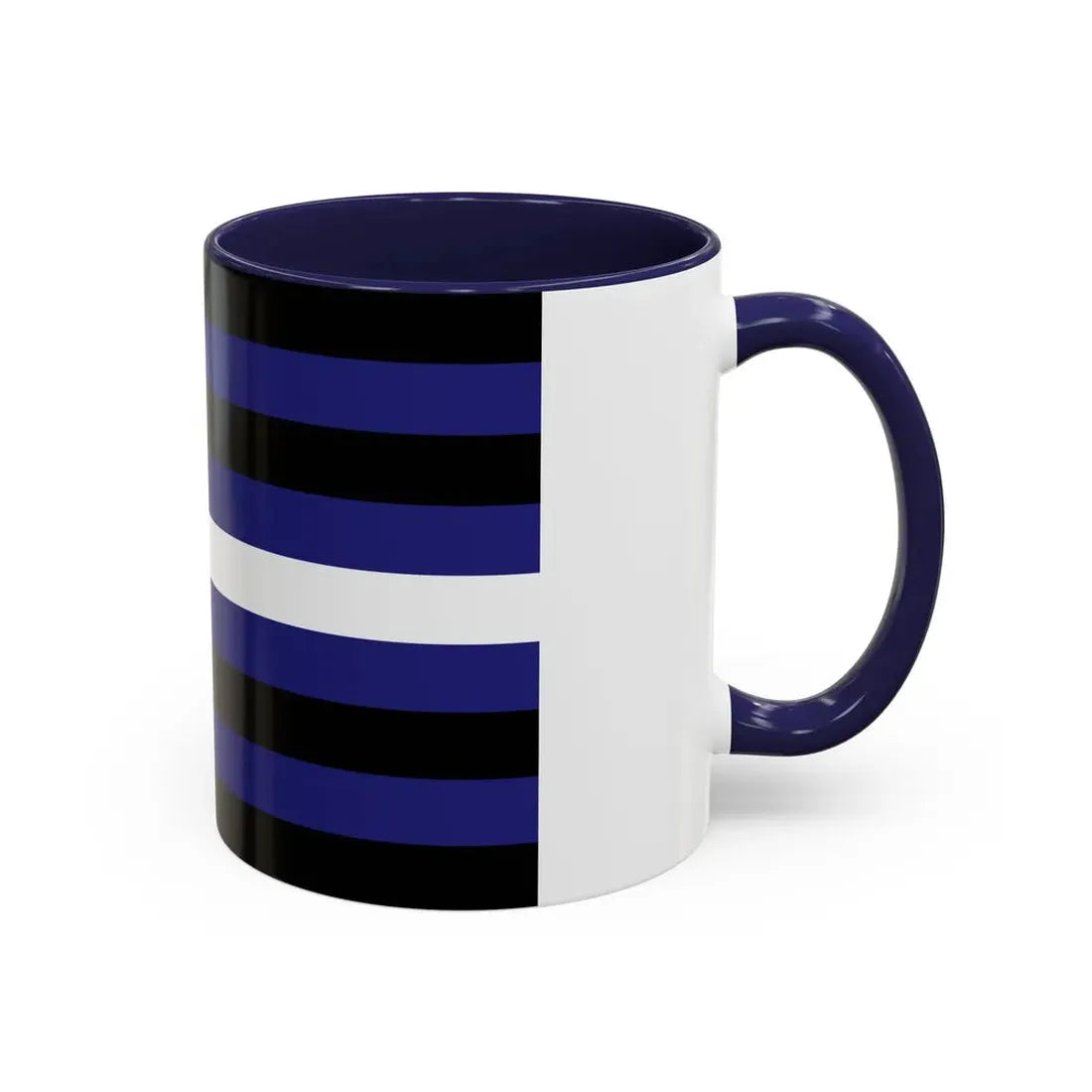Leather, Latex, and BDSM Pride Flag - Accent Coffee Mug - Go Mug Yourself