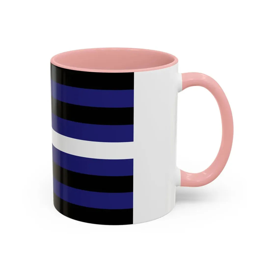 Leather, Latex, and BDSM Pride Flag - Accent Coffee Mug - Go Mug Yourself