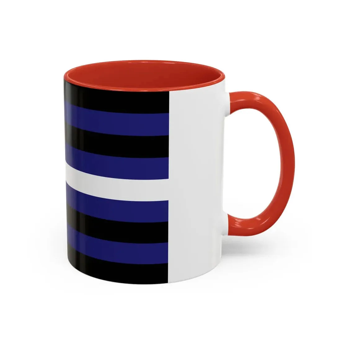 Leather, Latex, and BDSM Pride Flag - Accent Coffee Mug - Go Mug Yourself