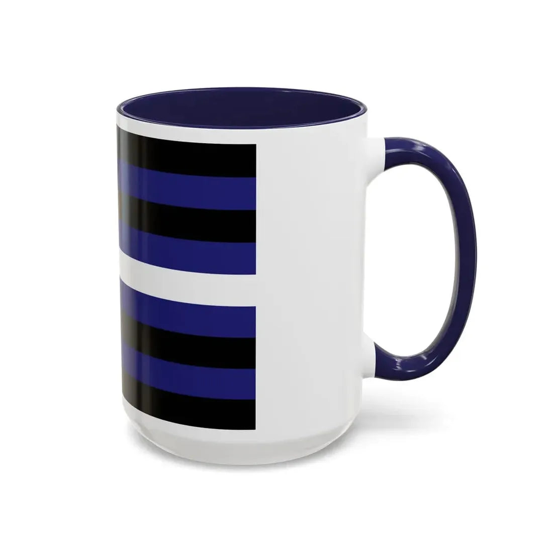 Leather, Latex, and BDSM Pride Flag - Accent Coffee Mug - Go Mug Yourself