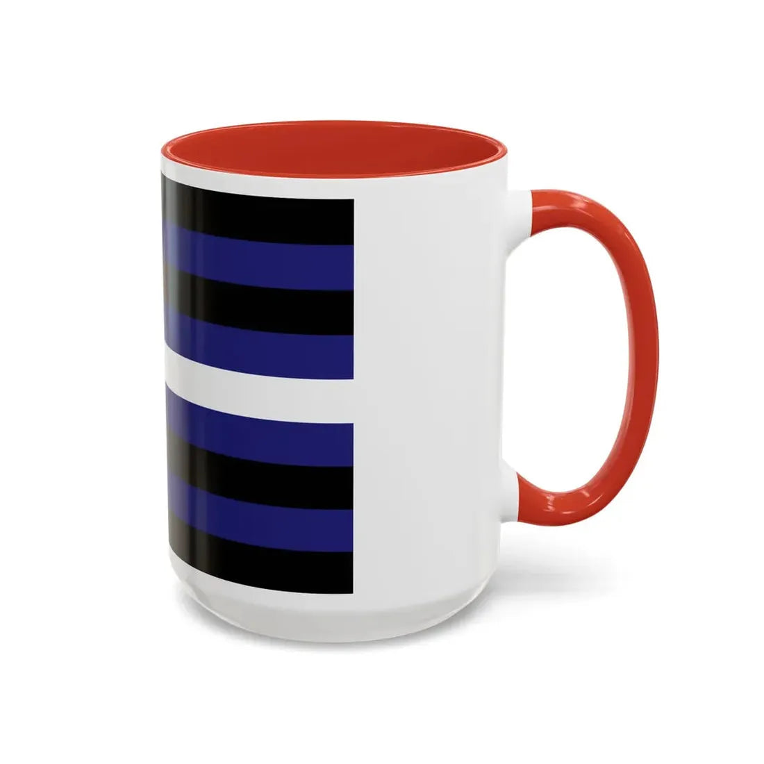 Leather, Latex, and BDSM Pride Flag - Accent Coffee Mug - Go Mug Yourself