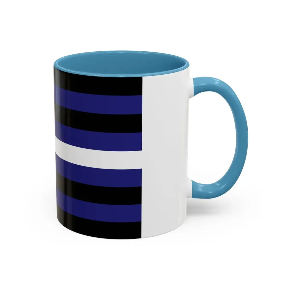 Leather, Latex, and BDSM Pride Flag - Accent Coffee Mug - Go Mug Yourself