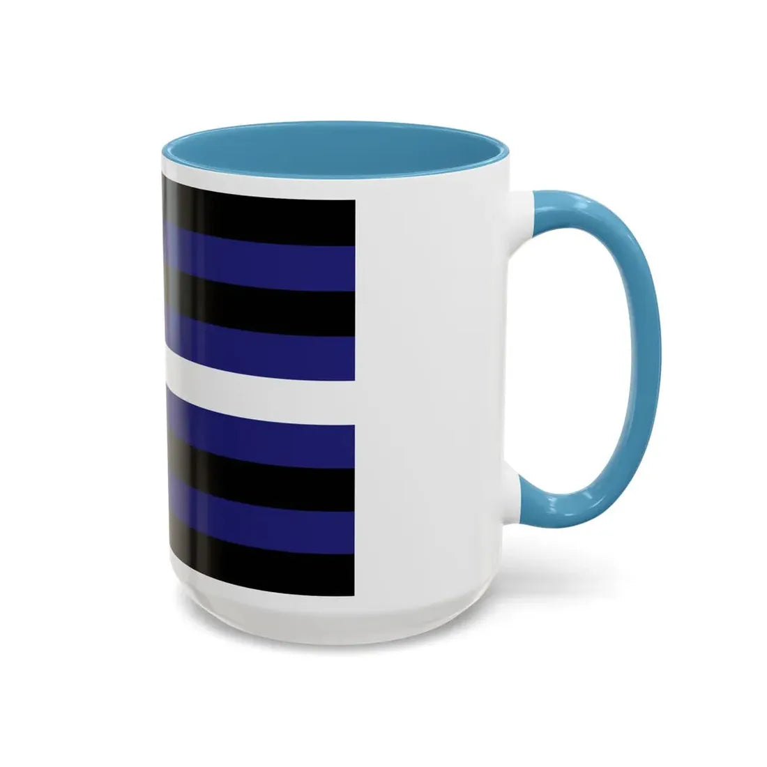 Leather, Latex, and BDSM Pride Flag - Accent Coffee Mug - Go Mug Yourself