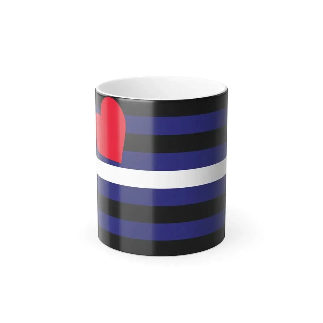 Leather, Latex, and BDSM Pride Flag - Color Changing Mug 11oz 11oz - Go Mug Yourself