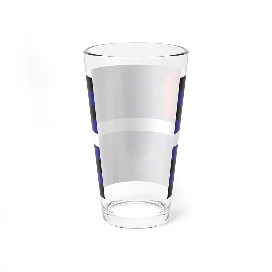 Leather, Latex, and BDSM Pride Flag - Pint Glass 16oz - Go Mug Yourself