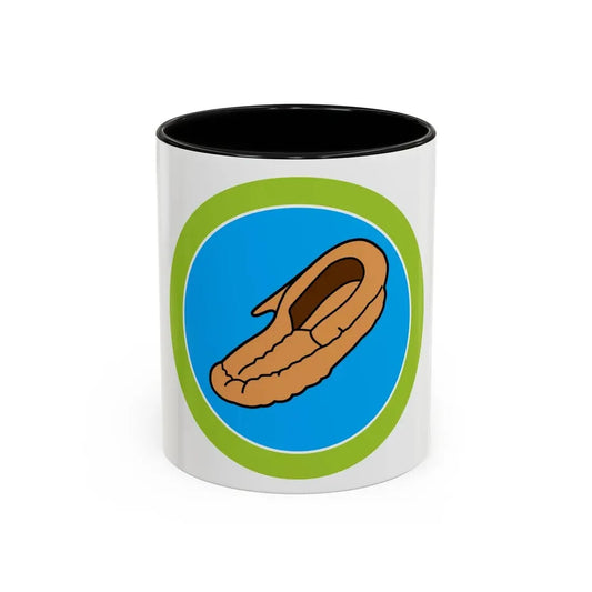 Leatherwork (Boy Scout Merit Badge) Accent Coffee Mug 11oz Black - Go Mug Yourself