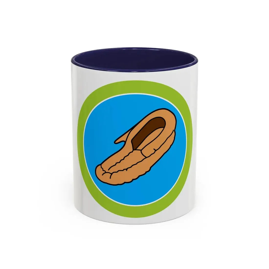 Leatherwork (Boy Scout Merit Badge) Accent Coffee Mug 11oz Navy - Go Mug Yourself