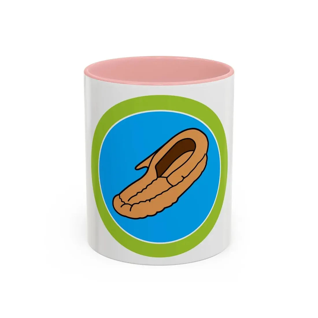 Leatherwork (Boy Scout Merit Badge) Accent Coffee Mug 11oz Pink - Go Mug Yourself