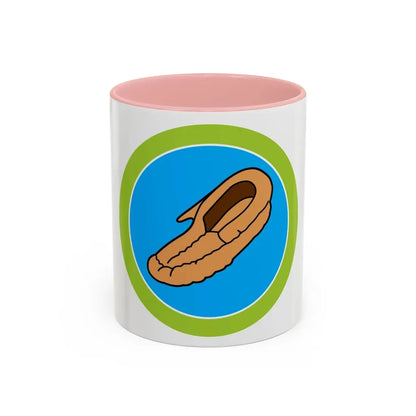 Leatherwork (Boy Scout Merit Badge) Accent Coffee Mug 11oz Pink - Go Mug Yourself