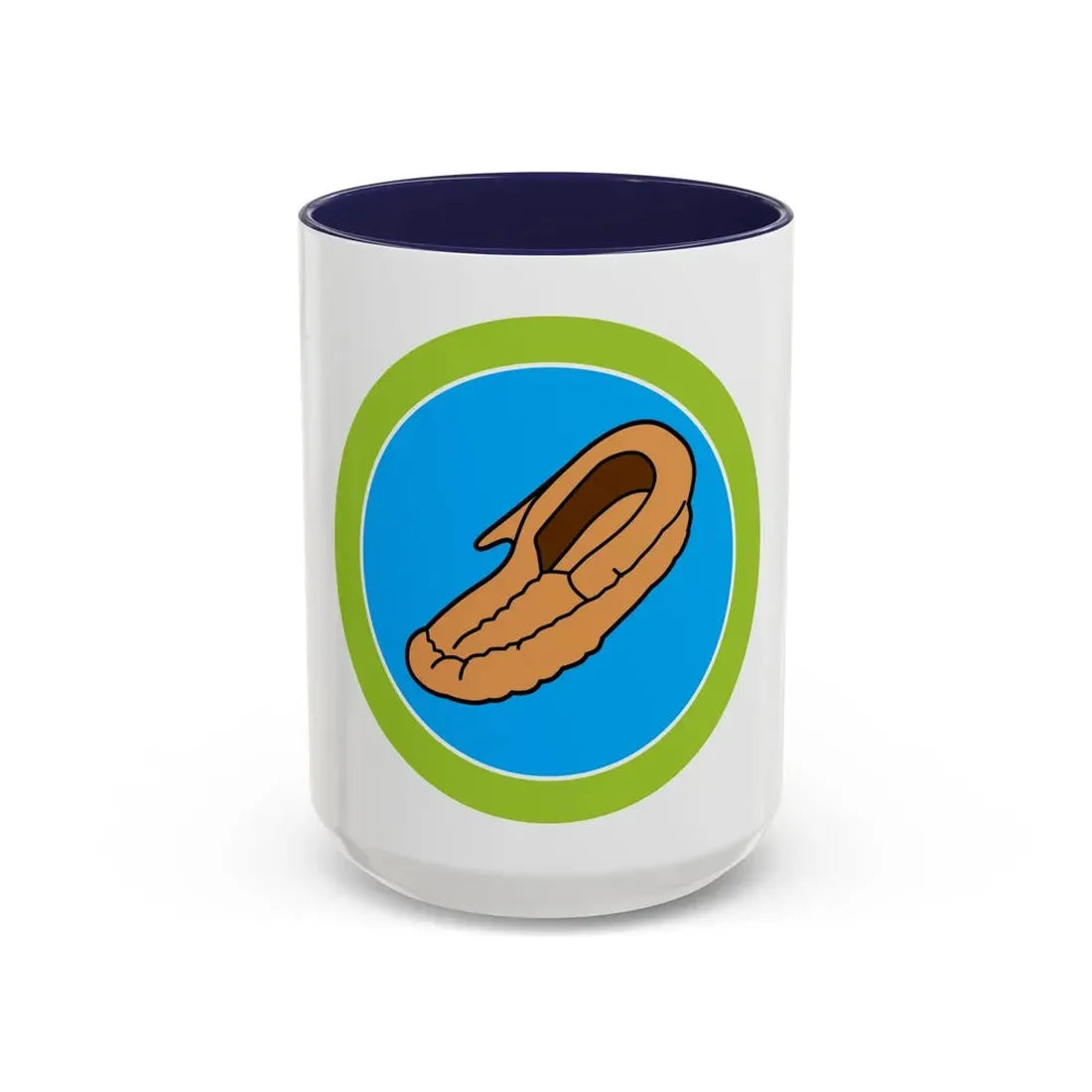 Leatherwork (Boy Scout Merit Badge) Accent Coffee Mug 15oz Navy - Go Mug Yourself
