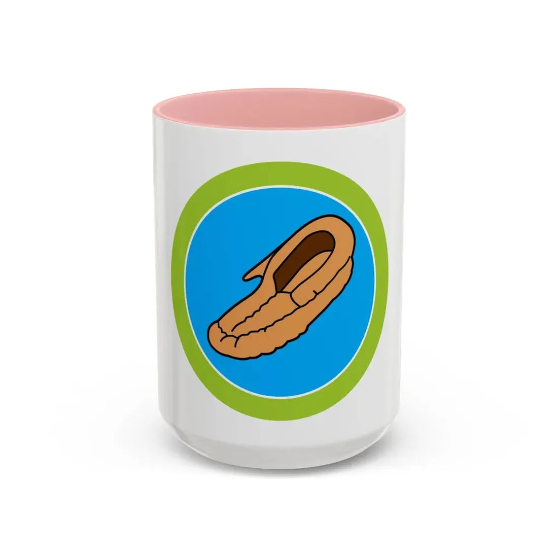 Leatherwork (Boy Scout Merit Badge) Accent Coffee Mug 15oz Pink - Go Mug Yourself