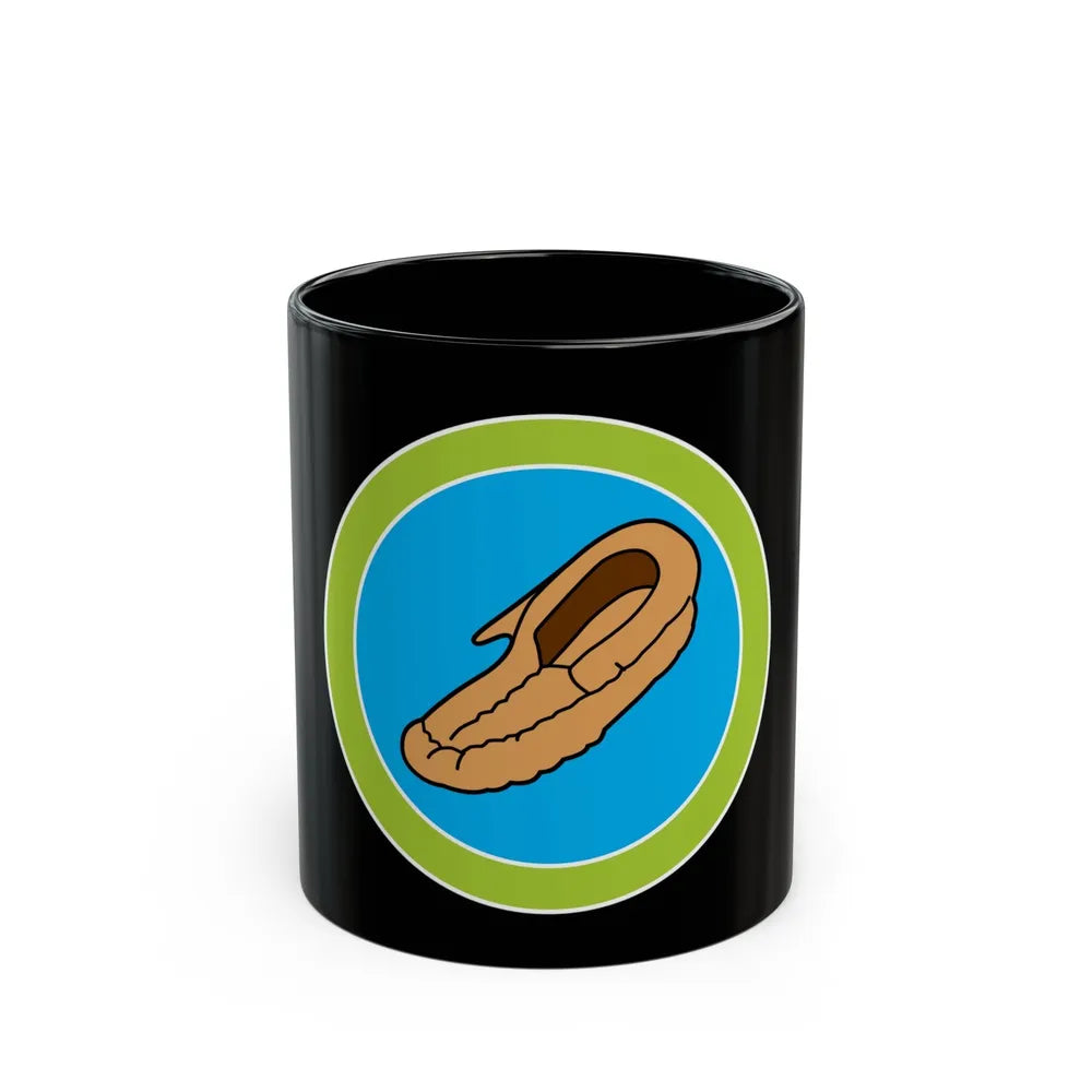 Leatherwork (Boy Scout Merit Badge) Black Coffee Mug-11oz-Go Mug Yourself