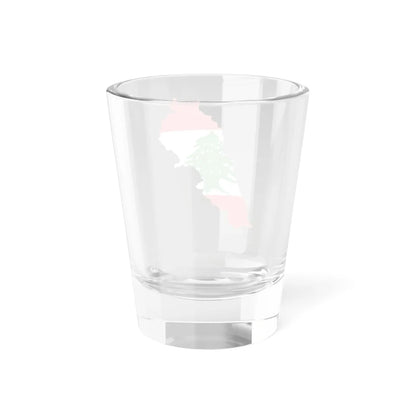 Lebanon-Flagmap (Lebanon) Shot Glass 1.5oz - Go Mug Yourself