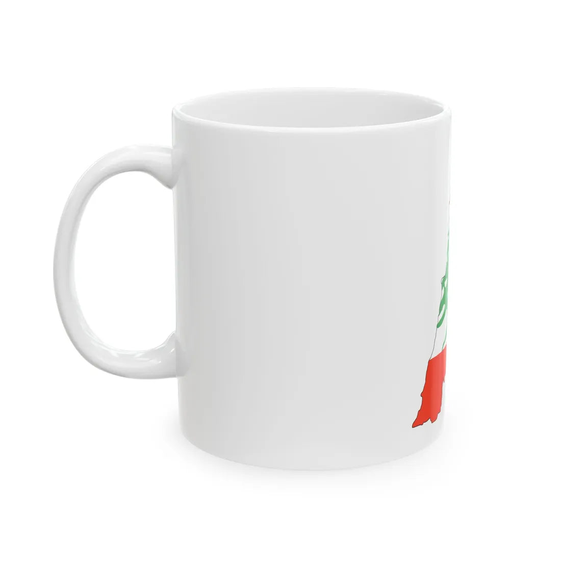 Lebanon stub (Lebanon) White Coffee Mug - Go Mug Yourself