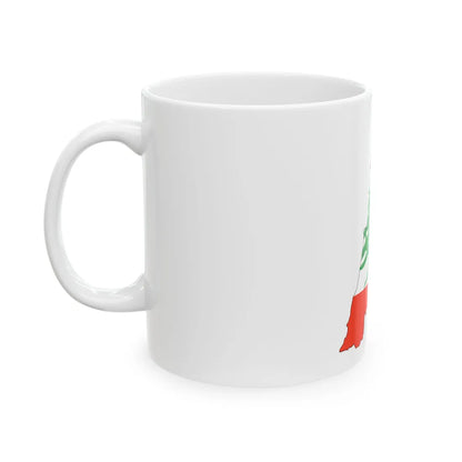 Lebanon stub (Lebanon) White Coffee Mug - Go Mug Yourself