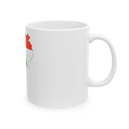 Lebanon stub (Lebanon) White Coffee Mug - Go Mug Yourself