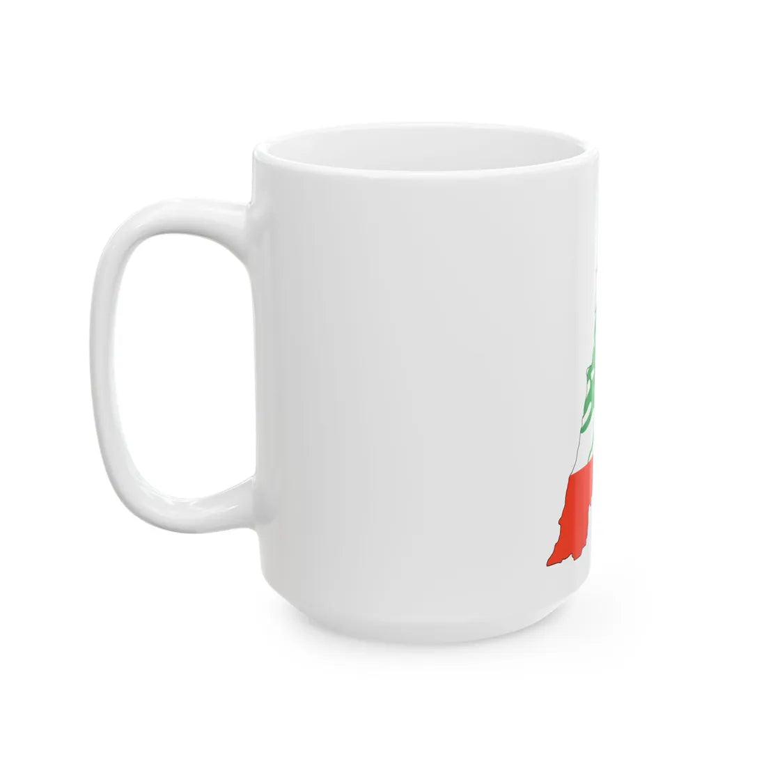 Lebanon stub (Lebanon) White Coffee Mug - Go Mug Yourself