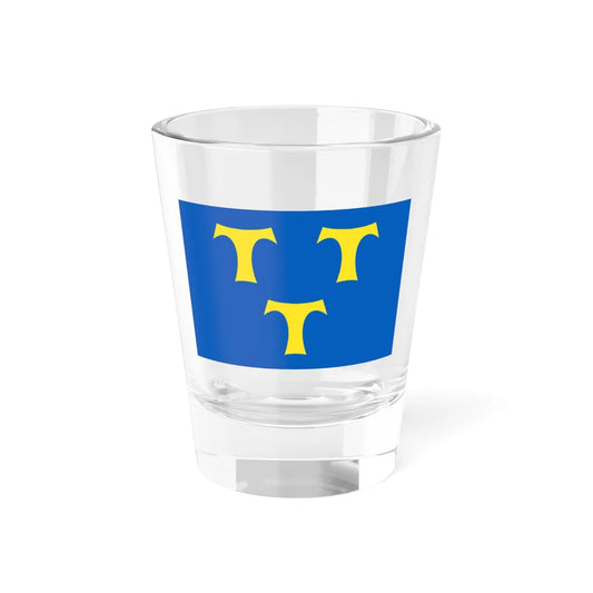 Lede vlag (Belgium) Shot Glass 1.5oz 1.5oz - Go Mug Yourself