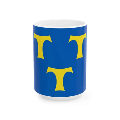 Lede vlag (Belgium) White Coffee Mug 15oz - Go Mug Yourself