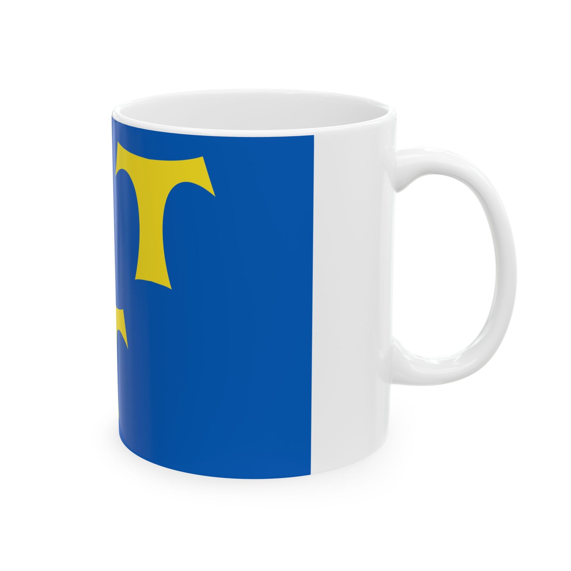 Lede vlag (Belgium) White Coffee Mug-Go Mug Yourself