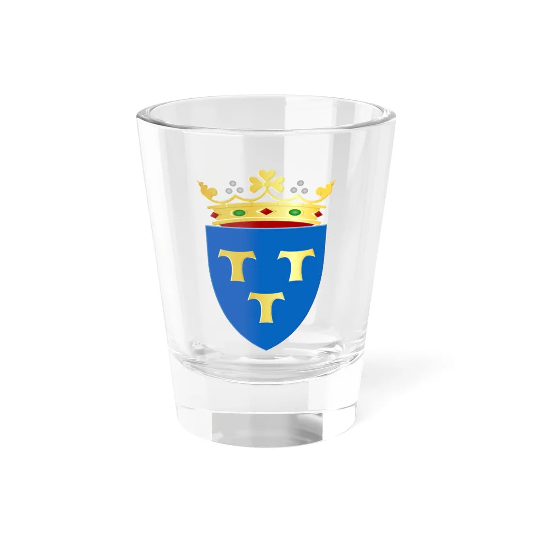 Lede wapen (Belgium) (Coat of Arms) Shot Glass 1.5oz 1.5oz - Go Mug Yourself