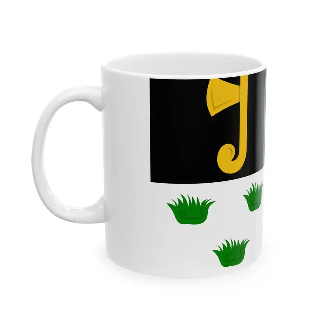 Ledegem vlag (Belgium) White Coffee Mug - Go Mug Yourself