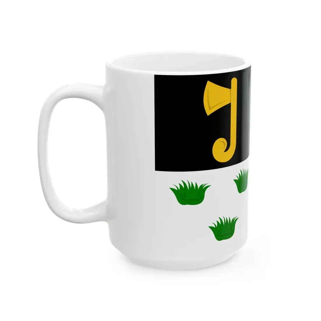 Ledegem vlag (Belgium) White Coffee Mug - Go Mug Yourself