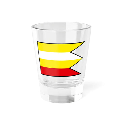 Lednicke Rovne Puchov Flag (Slovakia) Shot Glass 1.5oz 1.5oz - Go Mug Yourself