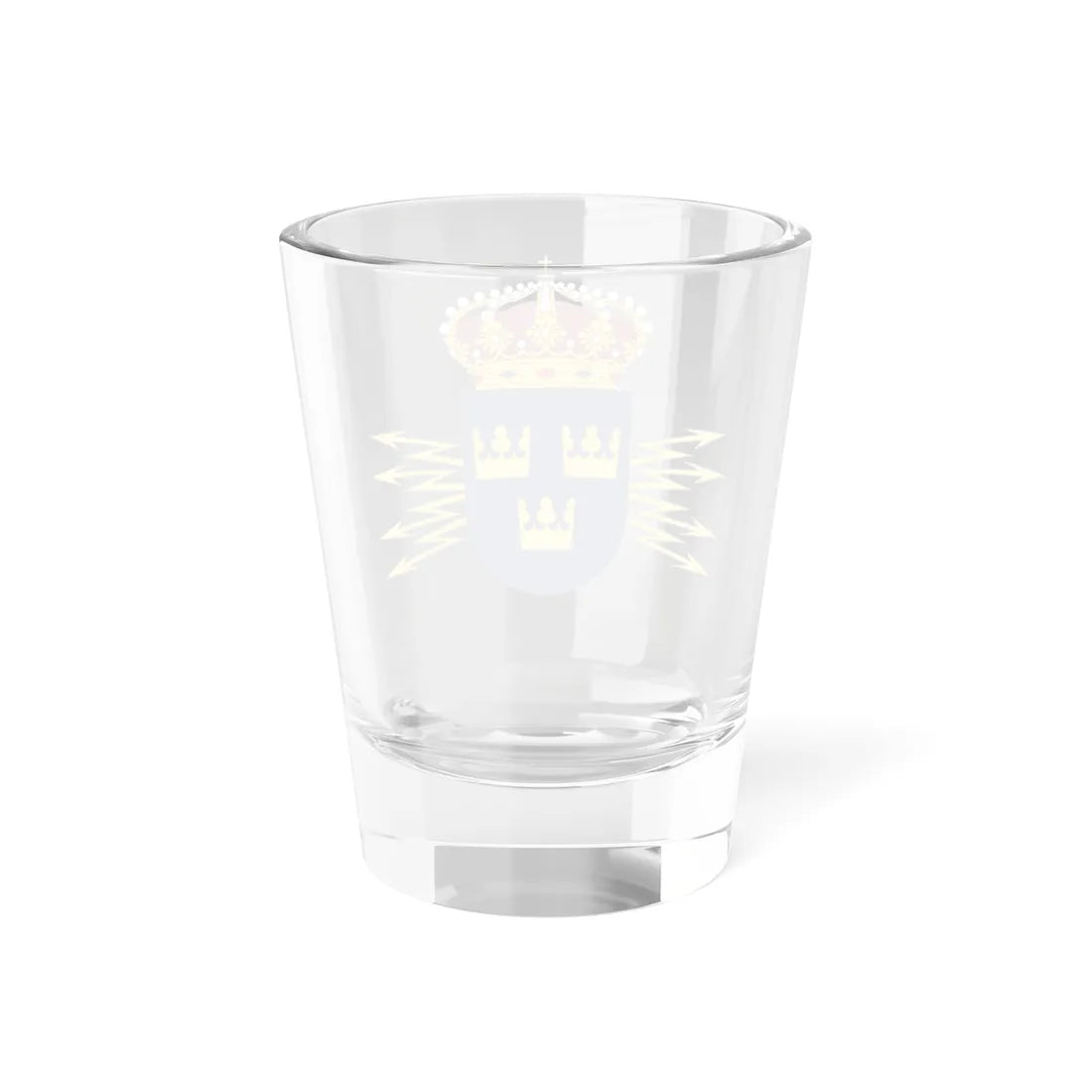 Ledningsregementet vapen (Sweden) (Coat of Arms) Shot Glass 1.5oz - Go Mug Yourself