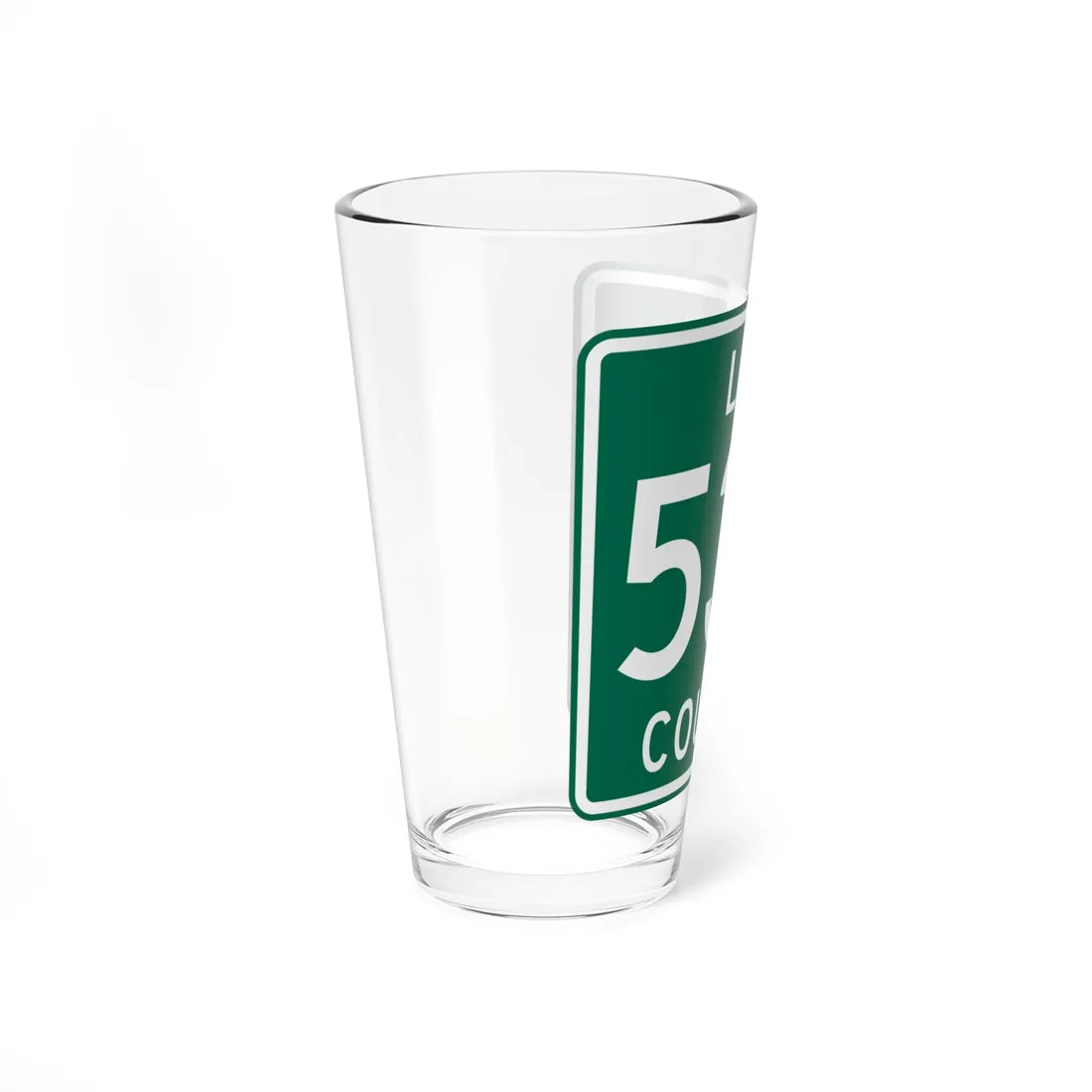 Lee County 533 AR (Arkansas) (Road Sign) Pint Glass 16oz - Go Mug Yourself