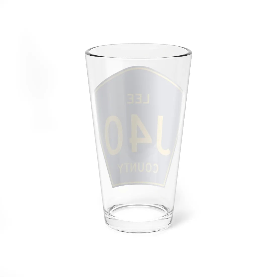 Lee County J40 (Iowa) (Road Sign) Pint Glass 16oz - Go Mug Yourself