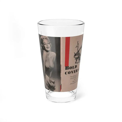 Lee Wilson #02 - Pages 1 & 2 of 4 Featuring, Lee+2 B&W Photos & Short Article from Bold Pocket Mag. January '56 (Vintage Female Icon) Pint Glass 16oz 16oz - Go Mug Yourself