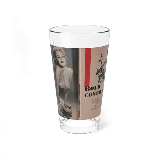 Lee Wilson #02 - Pages 1 & 2 of 4 Featuring, Lee+2 B&W Photos & Short Article from Bold Pocket Mag. January '56 (Vintage Female Icon) Pint Glass 16oz 16oz - Go Mug Yourself