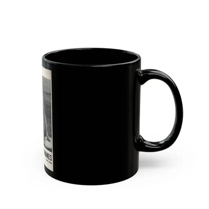 Lee Wilson #06 - Reverseside of back cover 1 B&W Photo from PHOTO Digest Mag. November '53 (Vintage Female Icon) Black Coffee Mug - Go Mug Yourself
