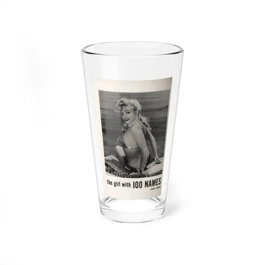 Lee Wilson #06 - Reverseside of back cover 1 B&W Photo from PHOTO Digest Mag. November '53 (Vintage Female Icon) Pint Glass 16oz 16oz - Go Mug Yourself