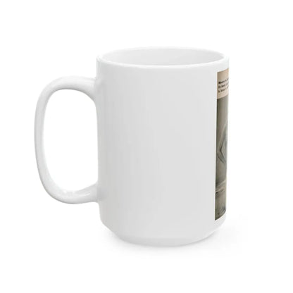 Lee Wilson #07 - Pages 1 of 7 Featuring, Lee+1 B&W Photo & Caption from PHOTO Digest Mag. November '53 (Vintage Female Icon) White Coffee Mug - Go Mug Yourself