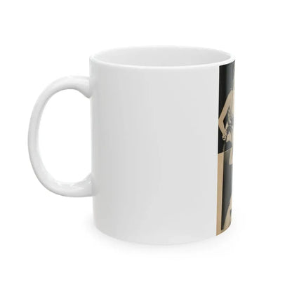 Lee Wilson #13 - Pages 5 of 5 Featuring, Lee+2 B&W Photos from TAB Digest Mag. October '54 (Vintage Female Icon) White Coffee Mug - Go Mug Yourself