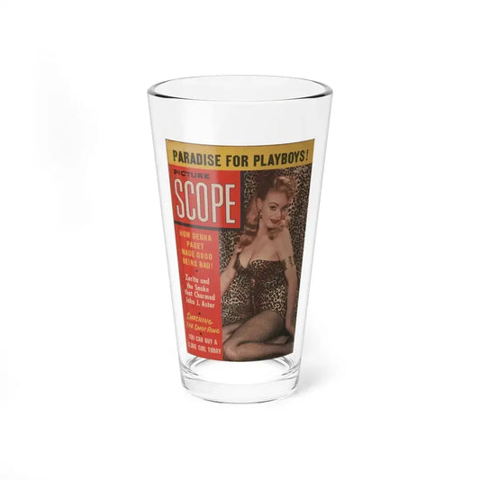 Lee Wilson #14 - Lee on Cover in Color from PICTURE SCOPE Digest Mag. November '55 (Vintage Female Icon) Pint Glass 16oz 16oz - Go Mug Yourself